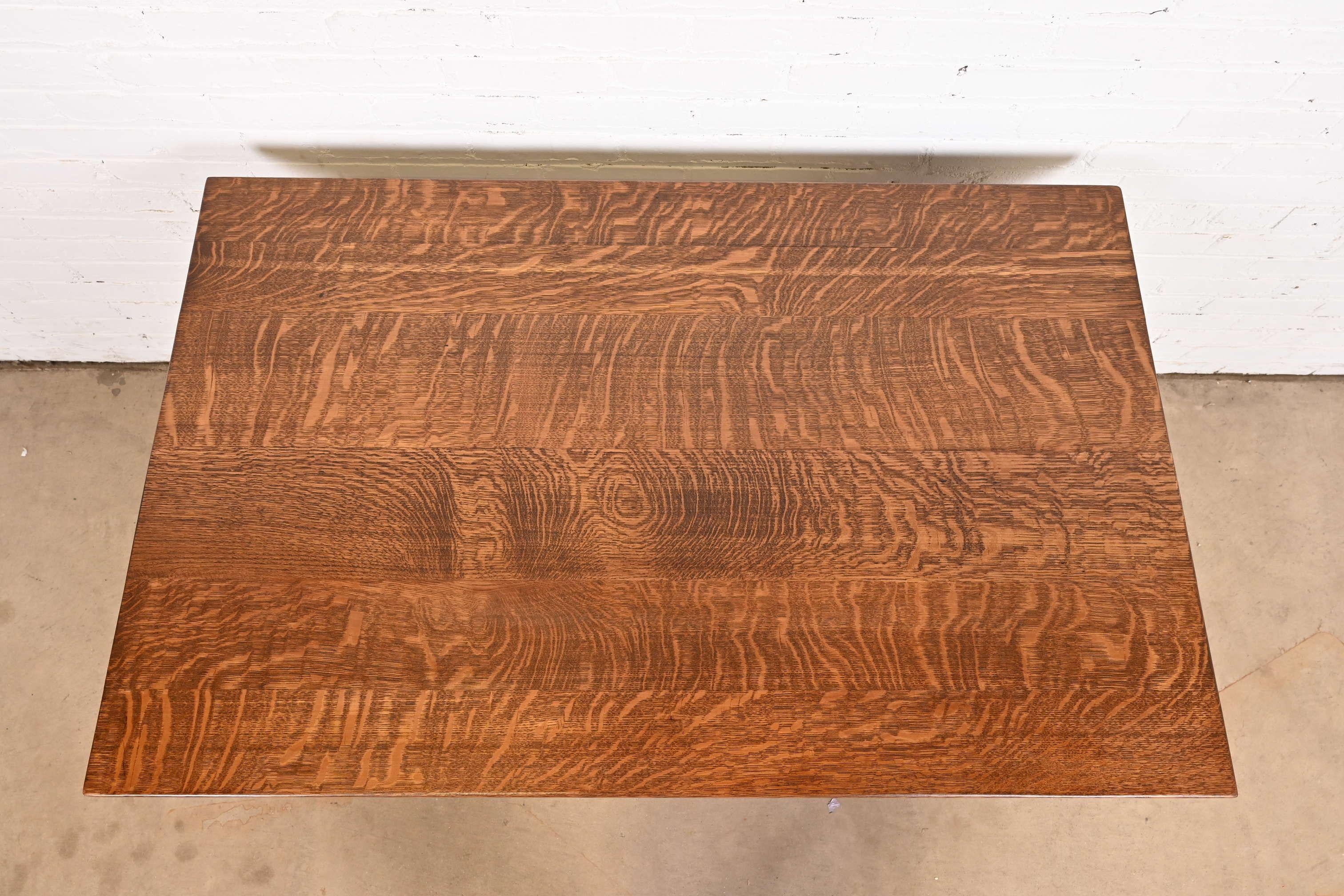 Stickley Brothers Escritorio antiguo Mission Oak Arts & Crafts 2