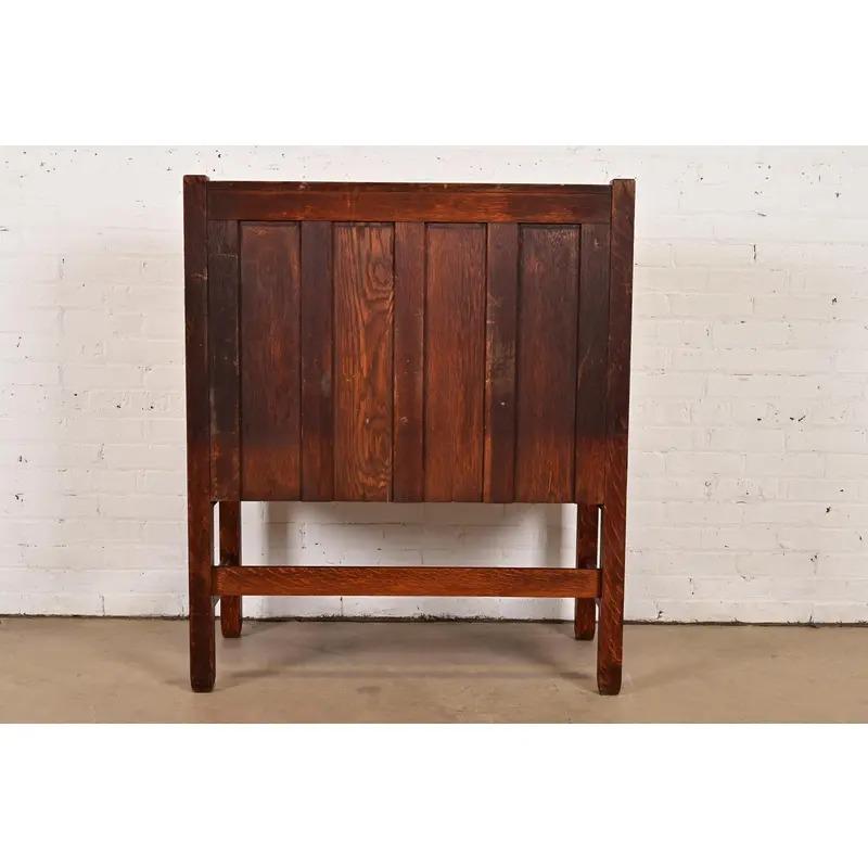 Stickley Brothers Scrivania antica in Oak Arts & Crafts, CIRCA 1900 in vendita 6