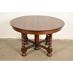 Stickley Brothers Mission Oak Arts & Crafts Dining Table, Newly Refinished