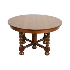 Stickley Brothers Mission Oak Arts & Crafts Dining Table, Newly Refinished