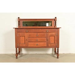 Stickley Brothers Mission Oak Arts & Crafts Sideboard, Circa 1910