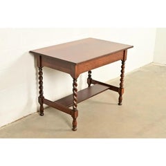 Stickley Brothers Mission Oak Arts & Crafts Writing Desk, Newly Refinished