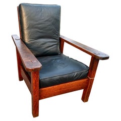 Stickley Brothers Morris Chair (Recliner) Model #64.  Signed! - W8029