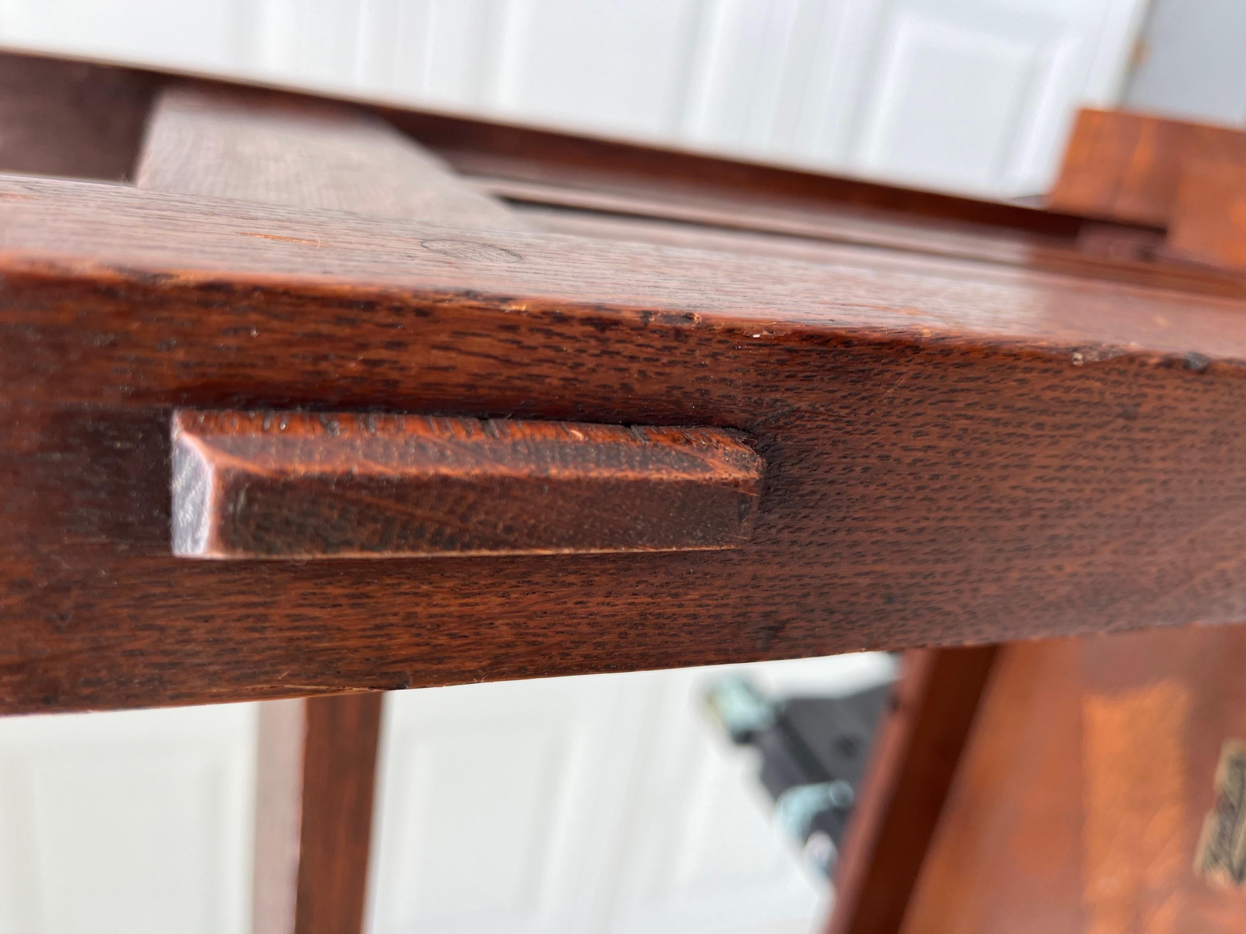 American Stickley Brothers Quaint Furniture Antique Mission Oak Table