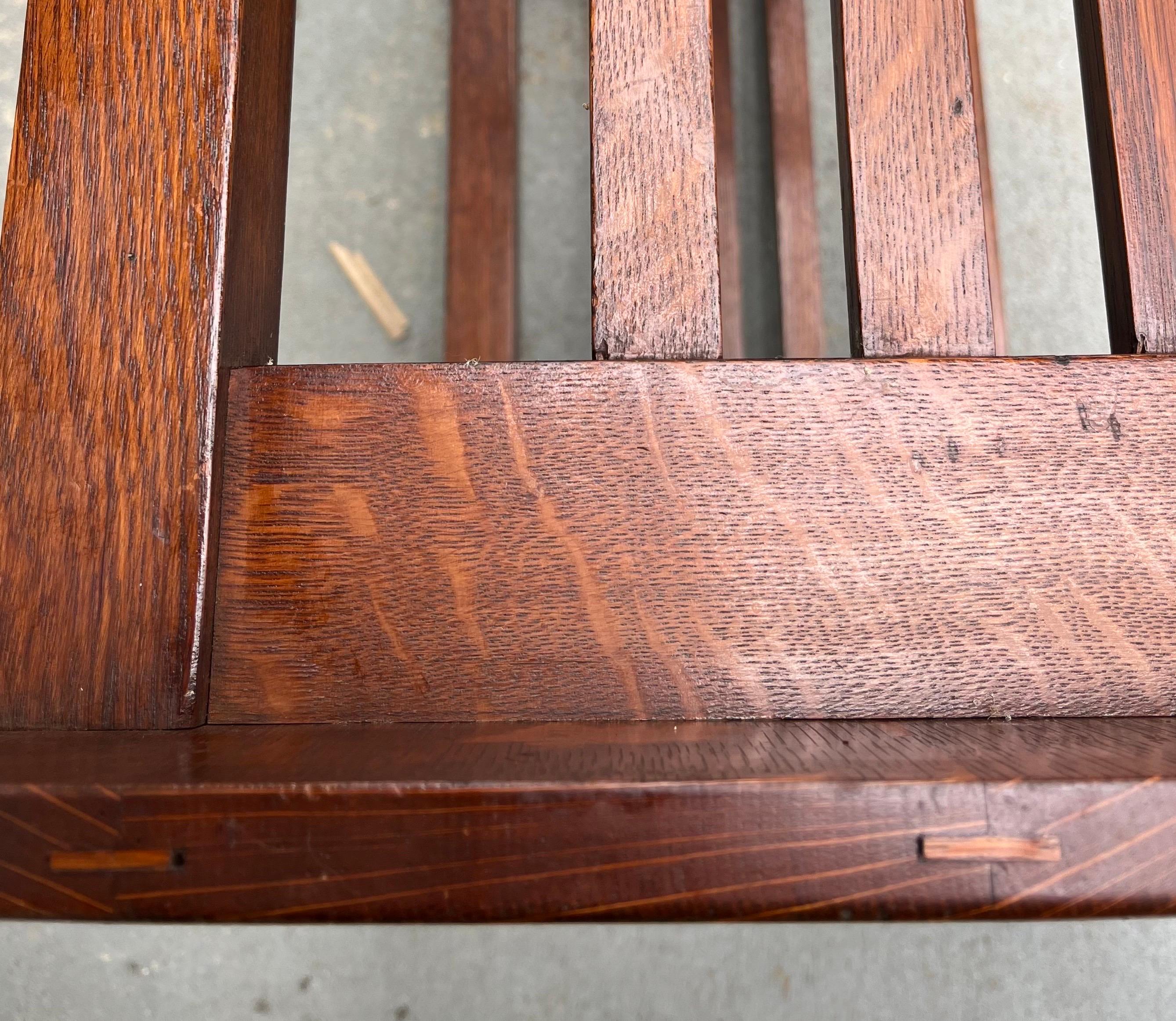 Woodwork Stickley Brothers Quaint Furniture Antique Mission Oak Table