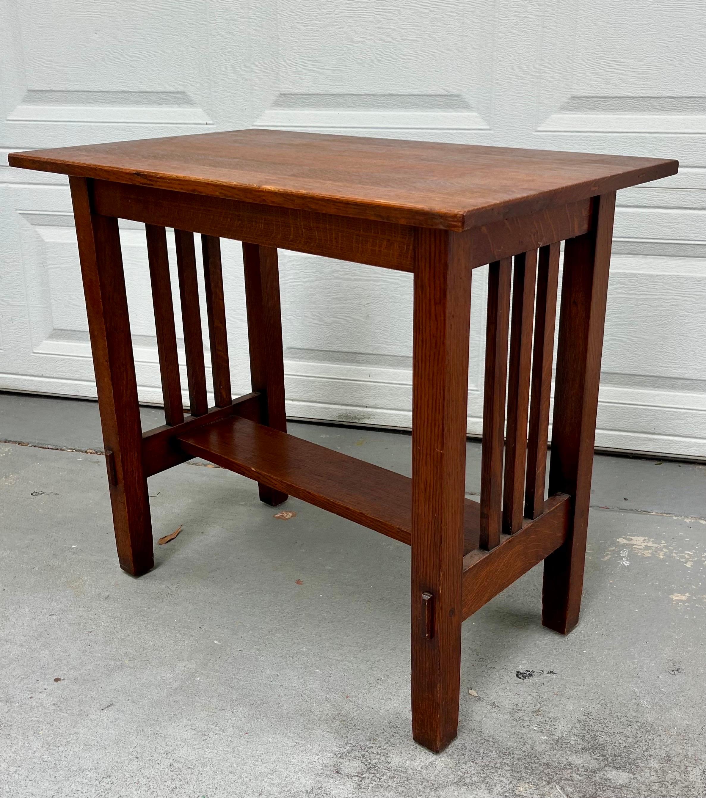 Stickley Brothers Quaint Furniture Antique Mission Oak Table 2