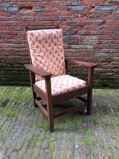 Stickley Brothers Quaint Furniture Arts & Crafts Spindle Back Armchair