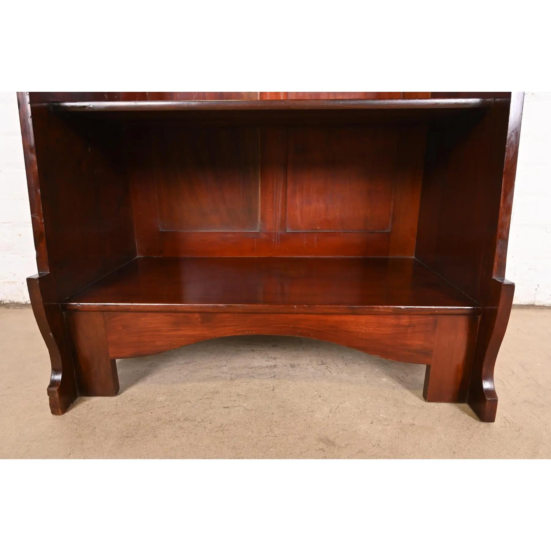 Stickley Brothers Style Antique Mission Arts & Crafts Mahogany Secretary Desk For Sale 4