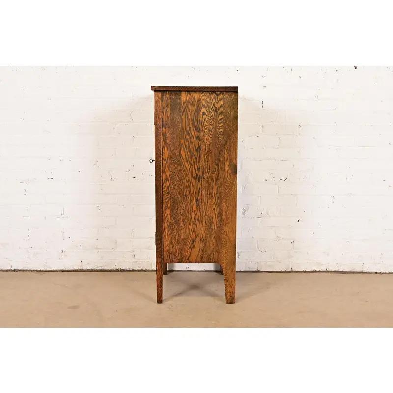 Mobile musicale in stile Stickley Brothers, Mission Arts & Crafts, Circa 1900 in vendita 6