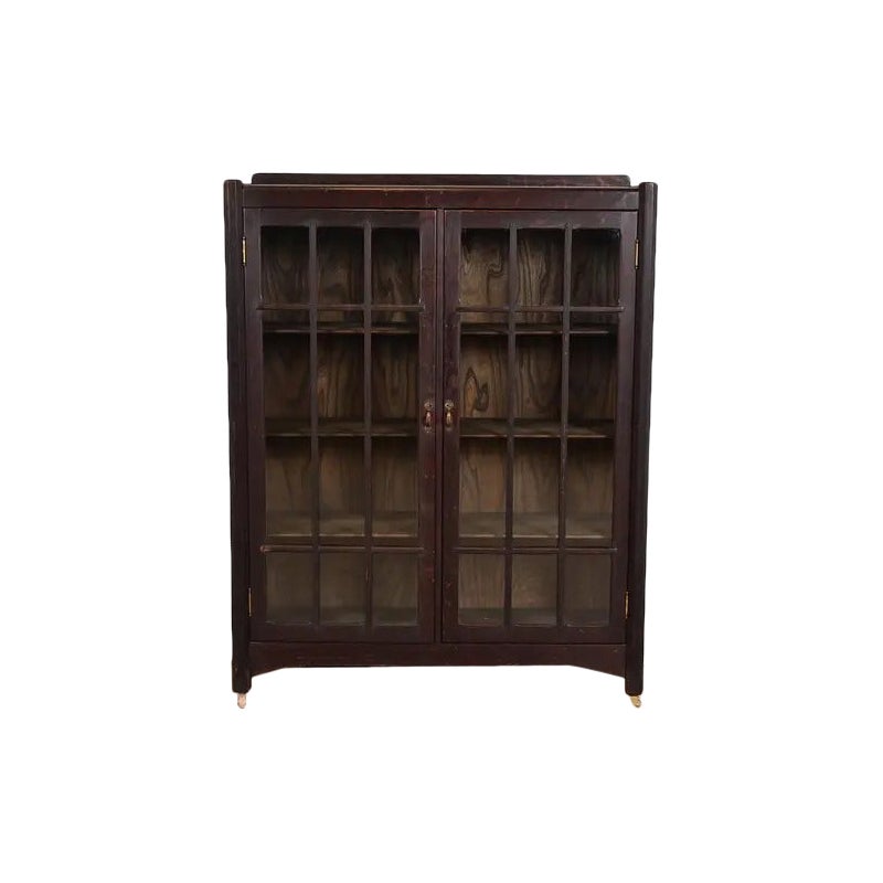 Libreria antica in stile Stickley Brothers Mission Arts & Crafts in Oak, Circa 1900