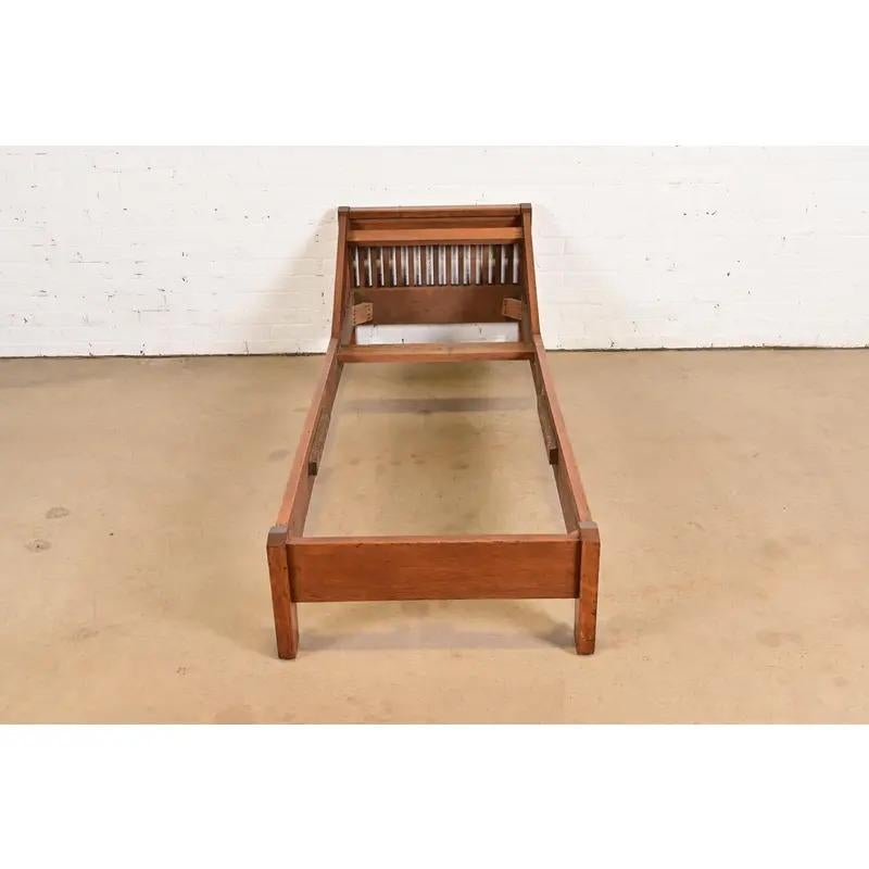 Stickley Brothers Stil antike Mission Arts & Crafts Daybed, CIRCA 1910 im Angebot 3