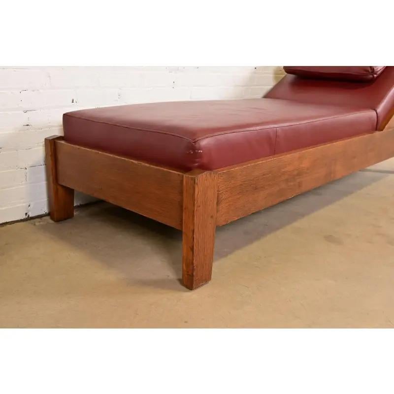 Stickley Brothers Stil antike Mission Arts & Crafts Daybed, CIRCA 1910 im Angebot 4