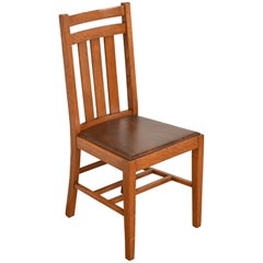 Stickley Brothers Style Antique Mission Oak Arts & Crafts Desk or Side Chair