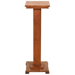 Stickley Brothers Style Antique Mission Oak Arts & Crafts Pedestal, Circa 1910