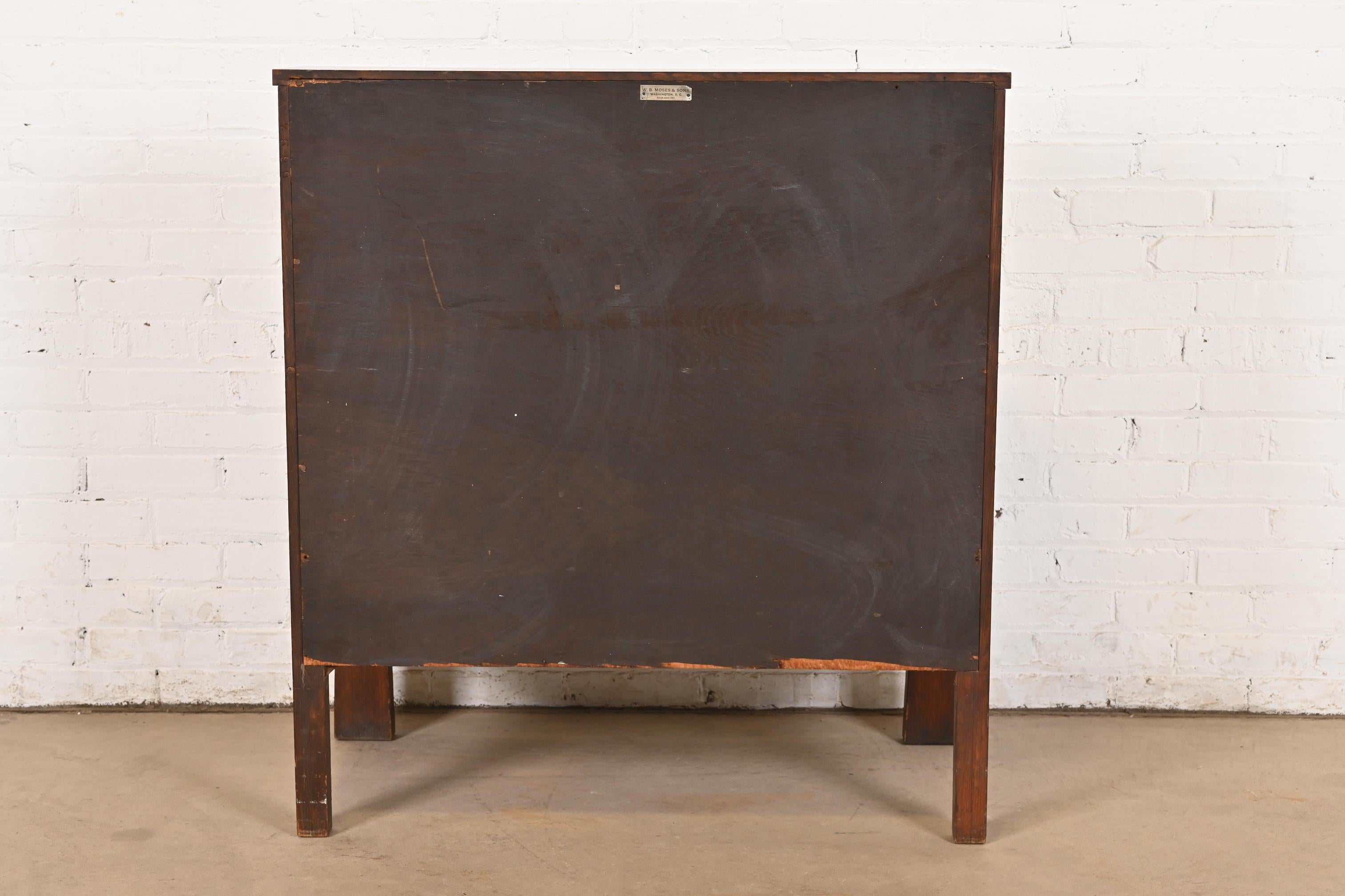 Stickley Brothers Stil Antike Mission Arts & Crafts Eiche Sekretär Schreibtisch im Angebot 4