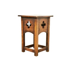 Stickley Brothers Style Antique Mission Oak Arts & Crafts Side Table, Circa 1905