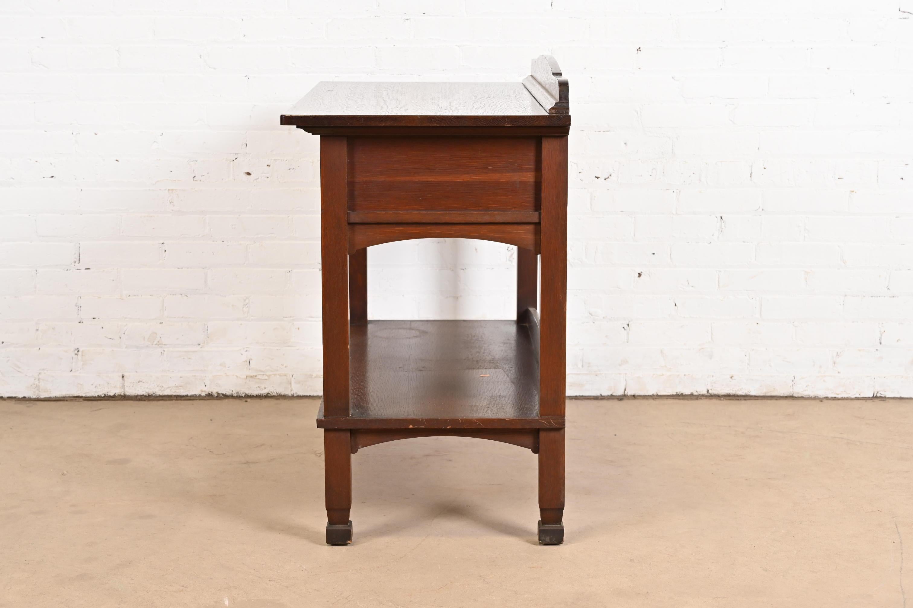 Aparador aparador de roble Mission Arts & Crafts antiguo estilo Stickley Brothers en venta 5