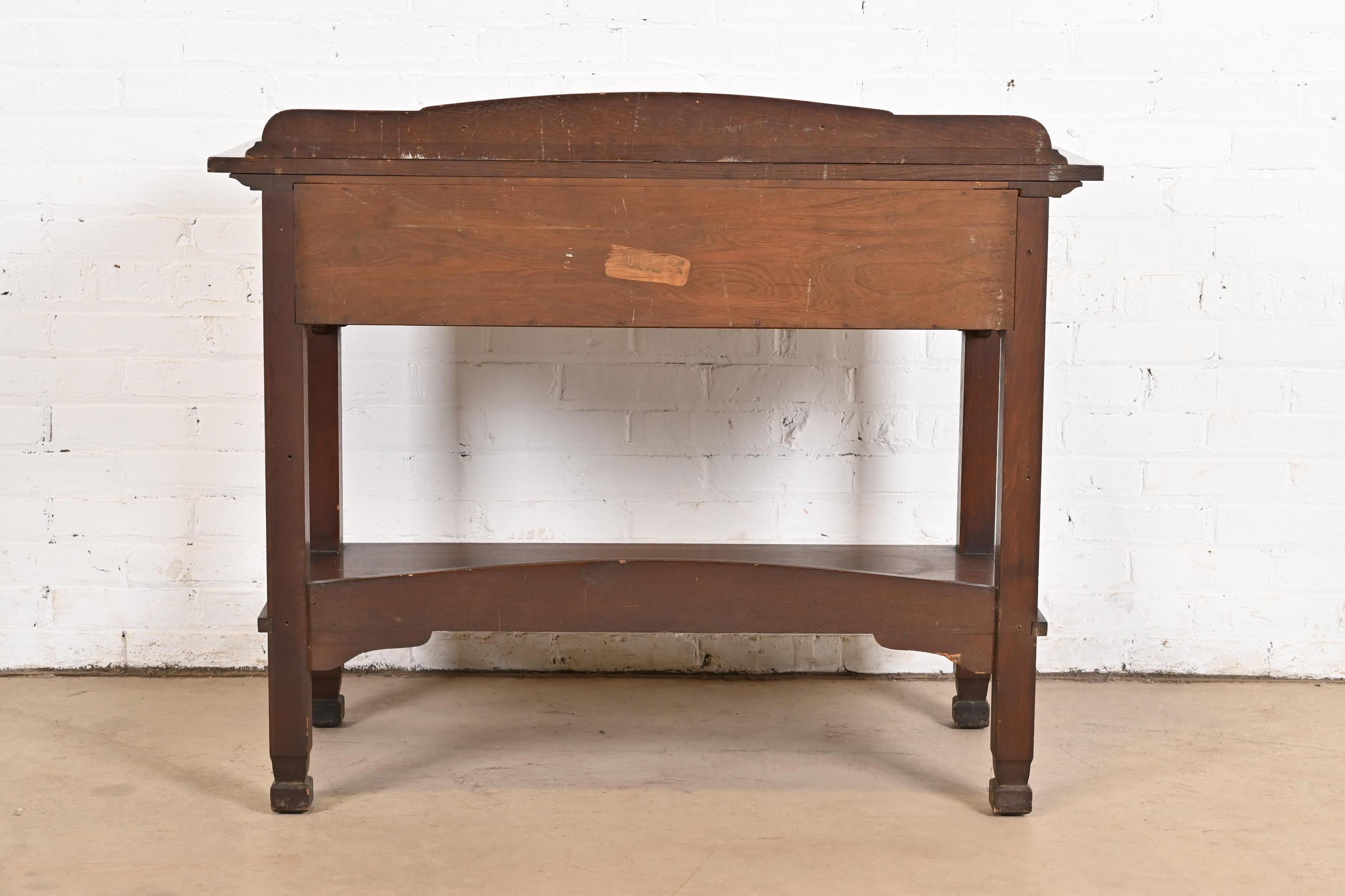 Aparador aparador de roble Mission Arts & Crafts antiguo estilo Stickley Brothers en venta 6