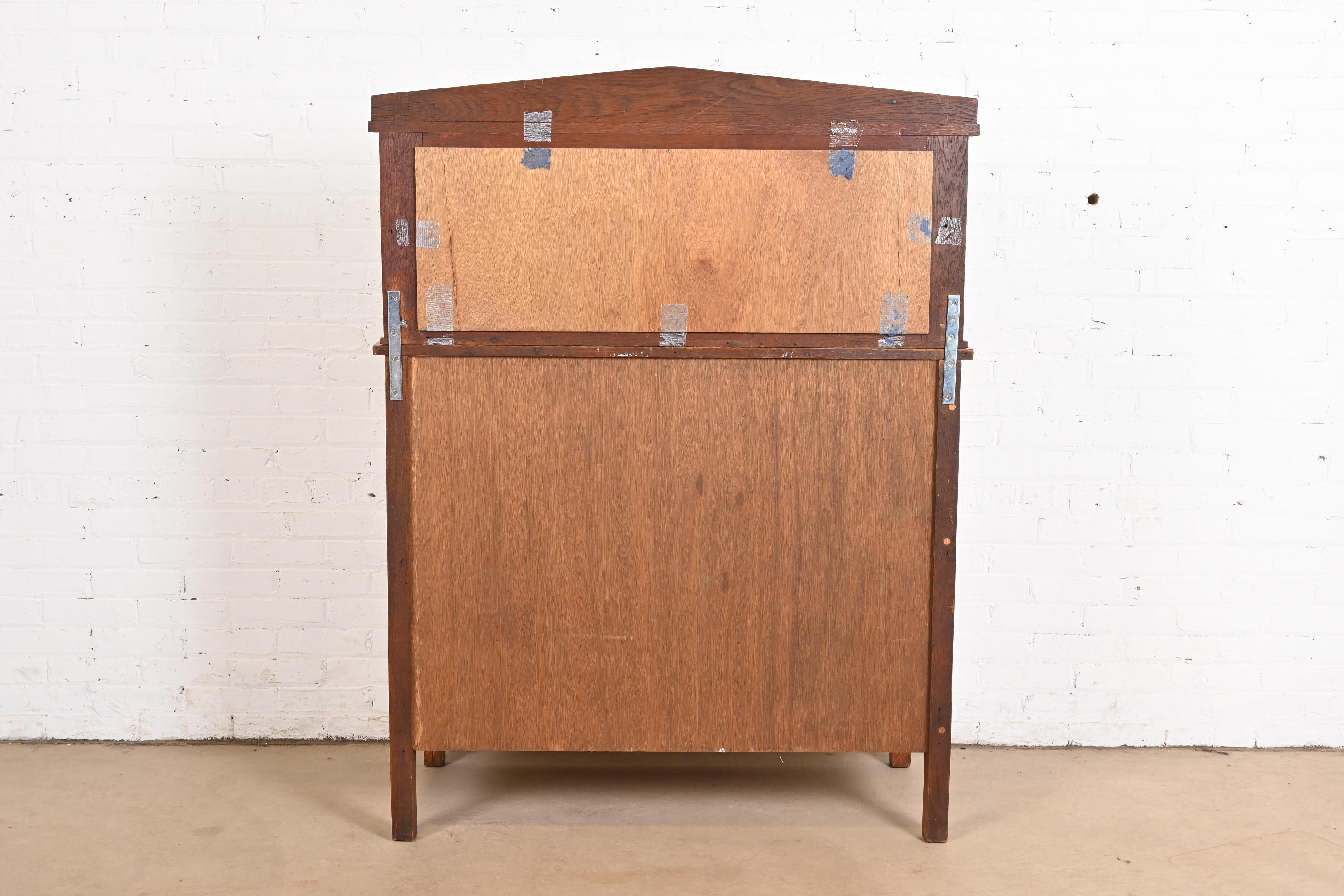 Credenza Stickley Brothers stile Mission Antiques Arts & Crafts in vendita 3