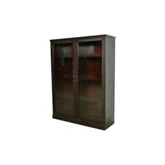 Stickley Brothers Style Arts & Crafts Mahogany Bookcase Cabinet, Circa 1900