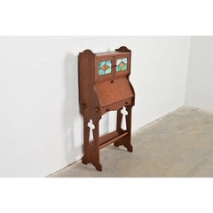 Stickley Brothers Style Mission Oak Arts & Crafts Secretary Desk, Circa 1900