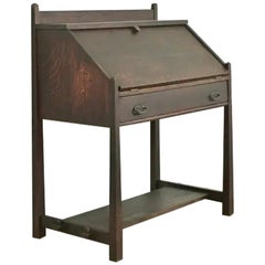 Stickley Brothers Style Mission Oak Arts & Crafts Secretary Desk, Circa 1910