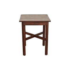 Stickley Brothers Style Mission Oak Arts & Crafts Side Table, Circa 1910
