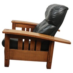 Stickley Bustle Back Bow Arm Morris Recliner