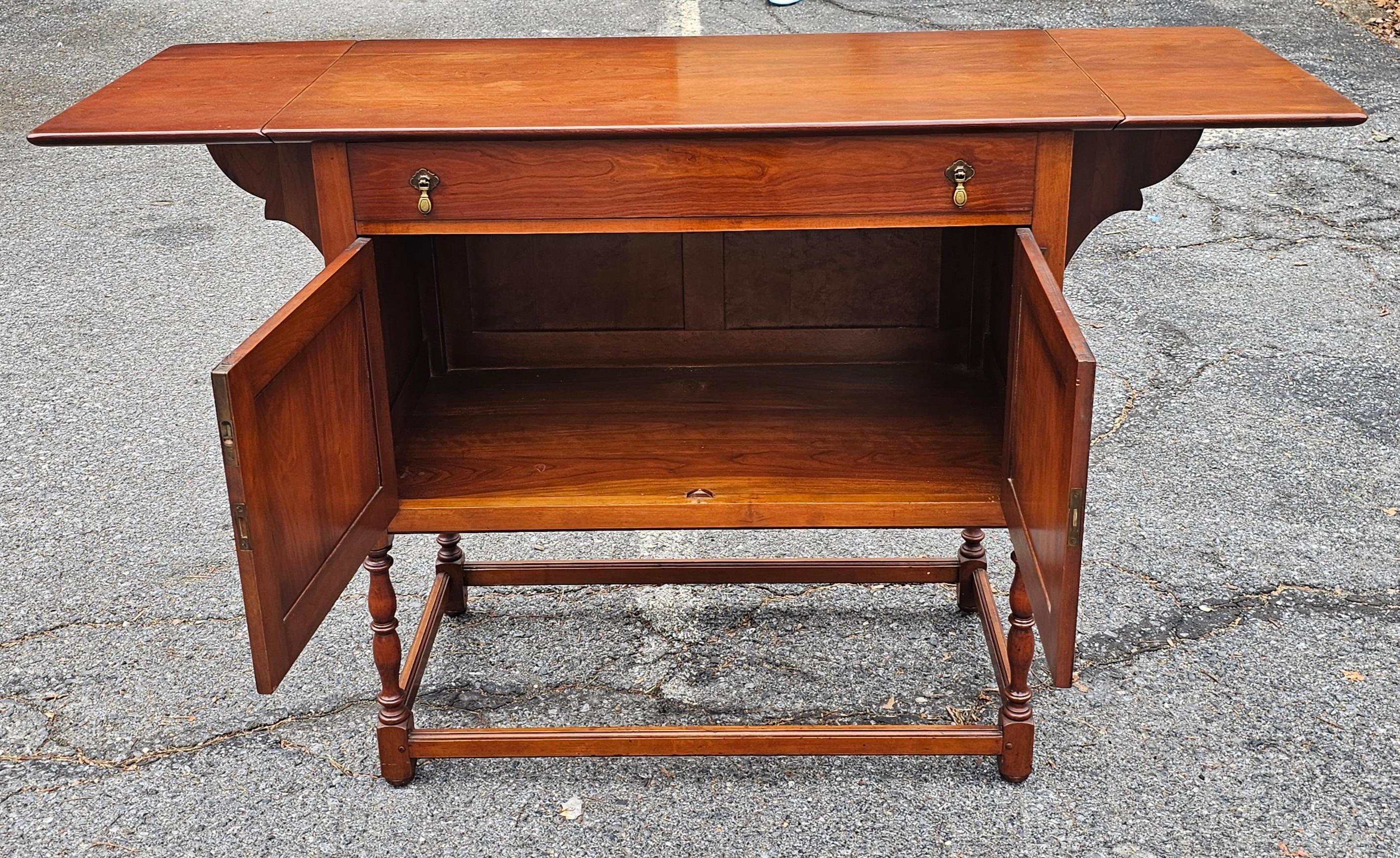 Stickley Cherry Valley Collection Drop-leaf Buffet Server For Sale 4