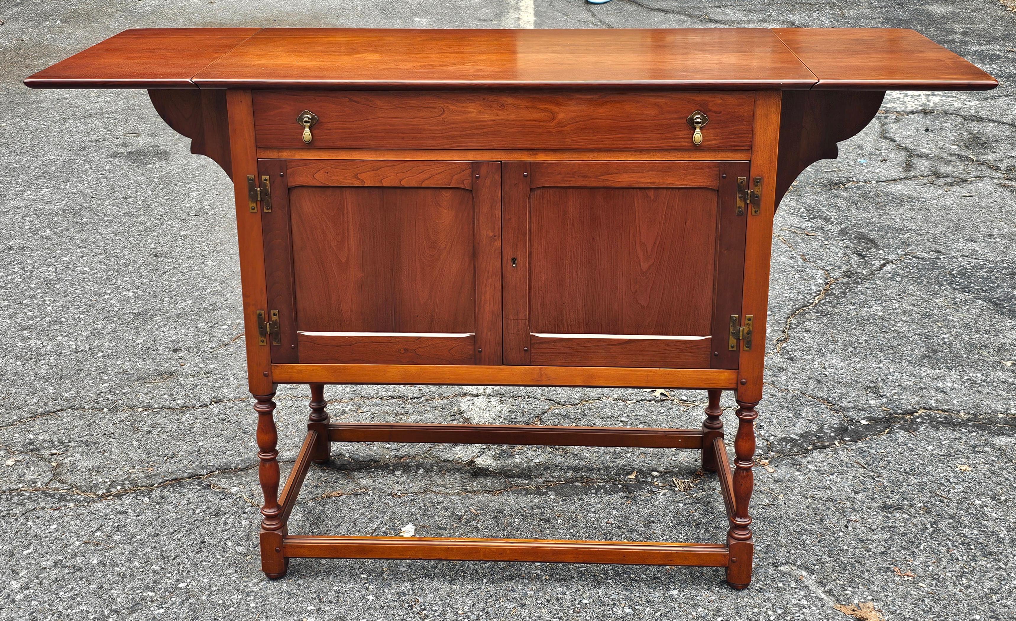 Stickley Cherry Valley Collection Drop-leaf Buffet Server For Sale 5