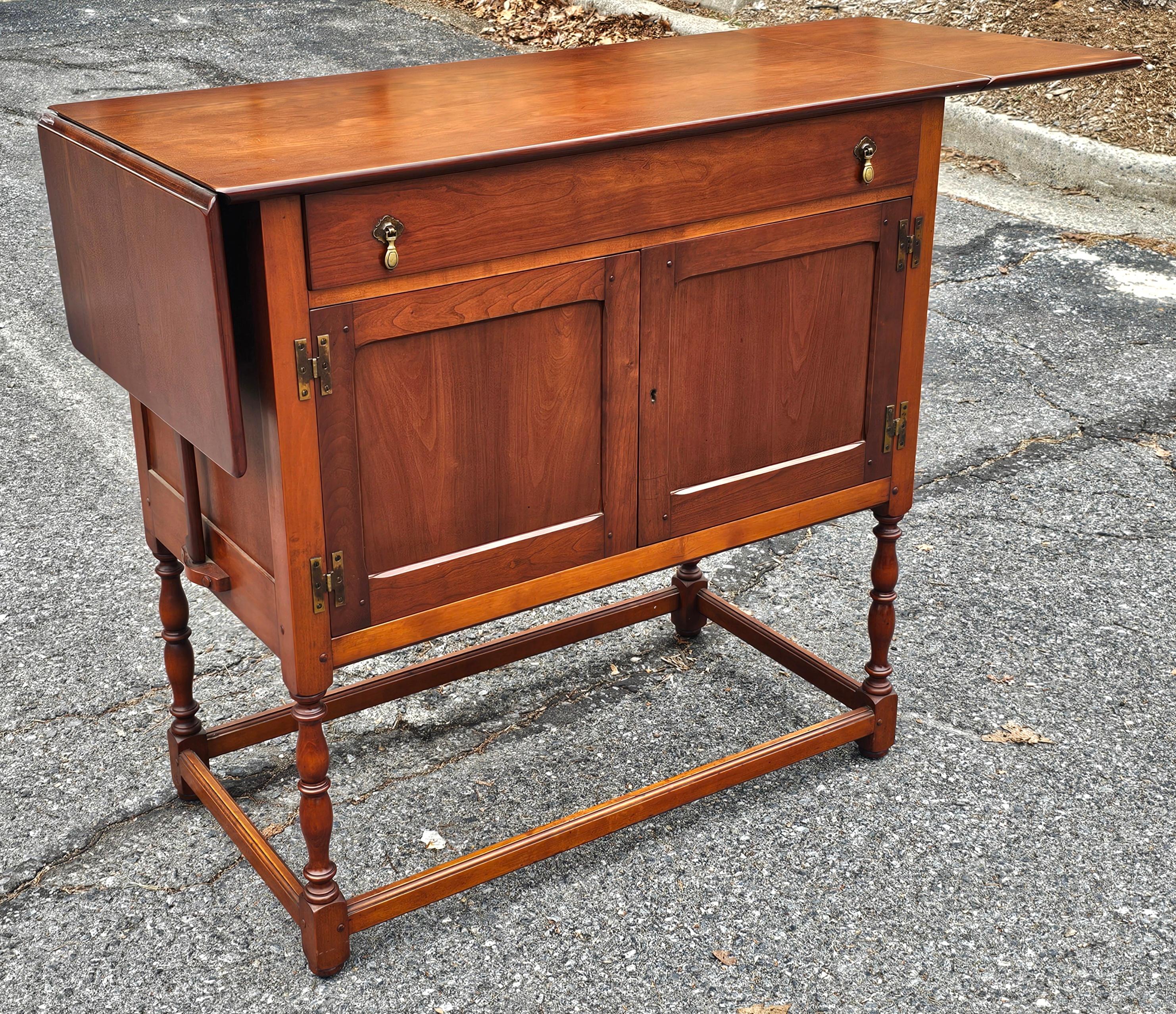 American Stickley Cherry Valley Collection Drop-leaf Buffet Server For Sale