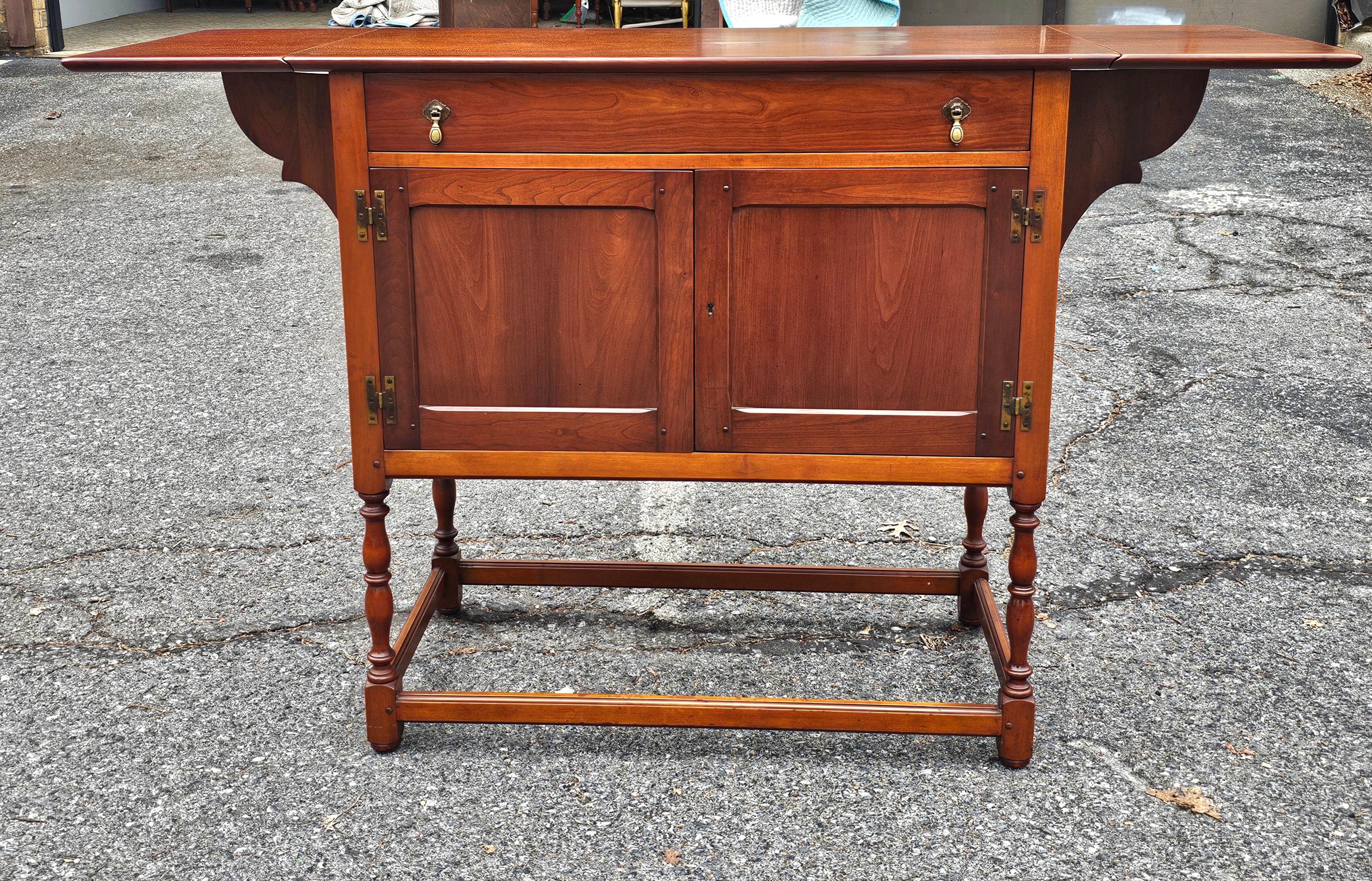 Stickley Cherry Valley Collection Drop-leaf Buffet Server For Sale 1