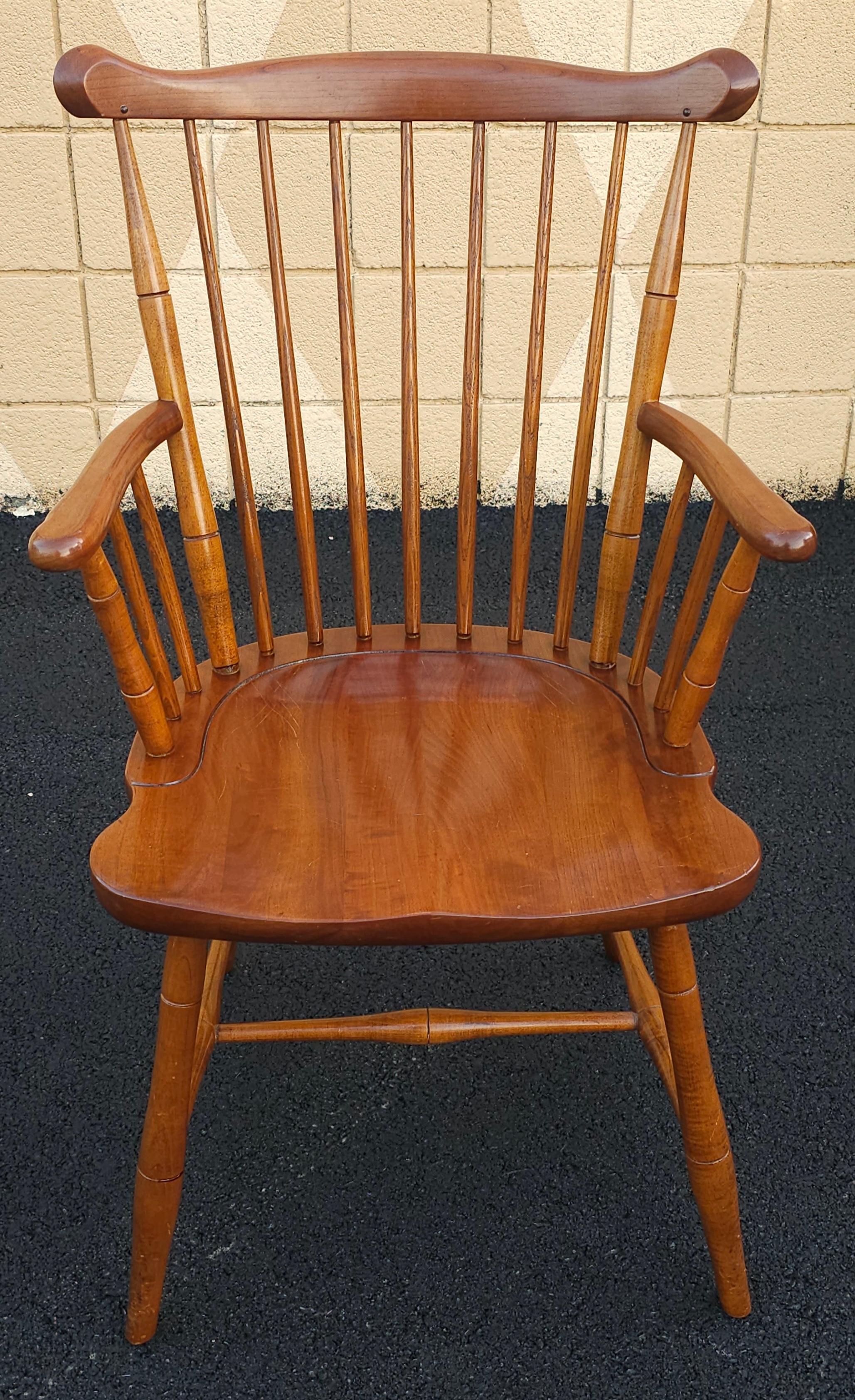 Americano Poltrona Stickley in stile Windsor in ciliegio in vendita