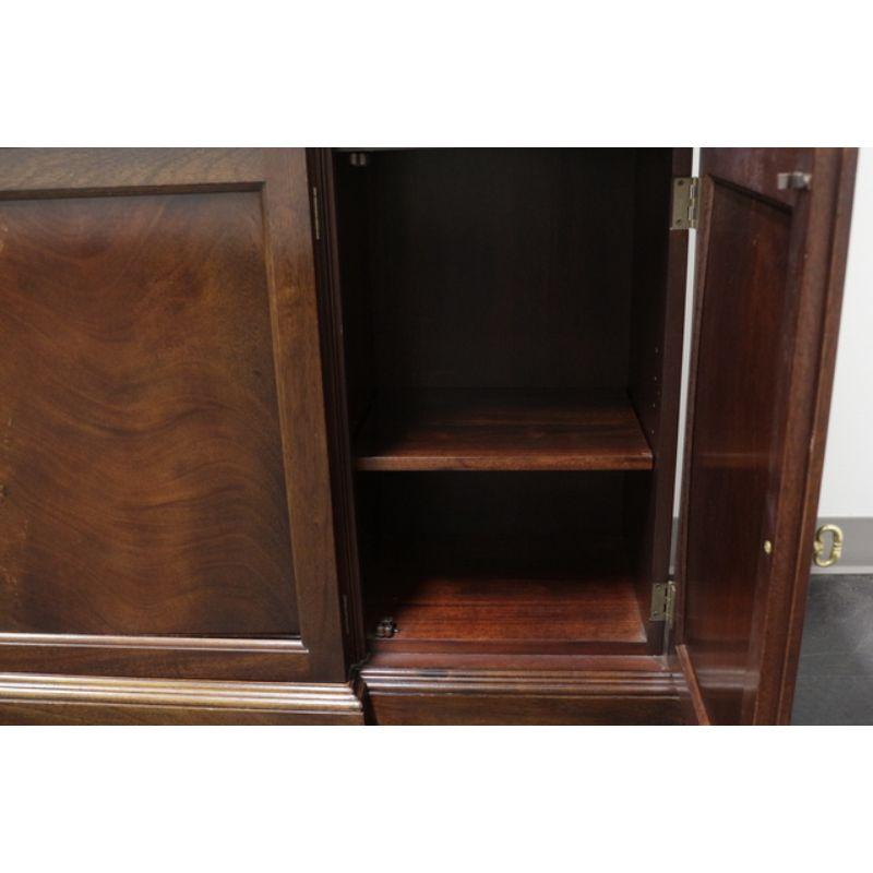STICKLEY Chippendale Mahogany Breakfront China Display Cabinet 6