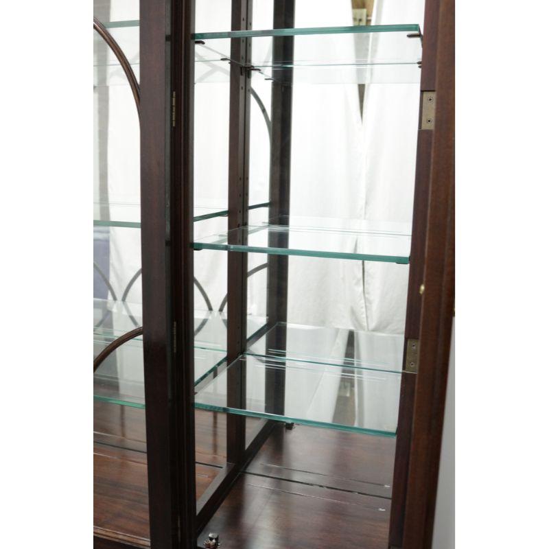 STICKLEY Chippendale Mahogany Breakfront China Display Cabinet 1