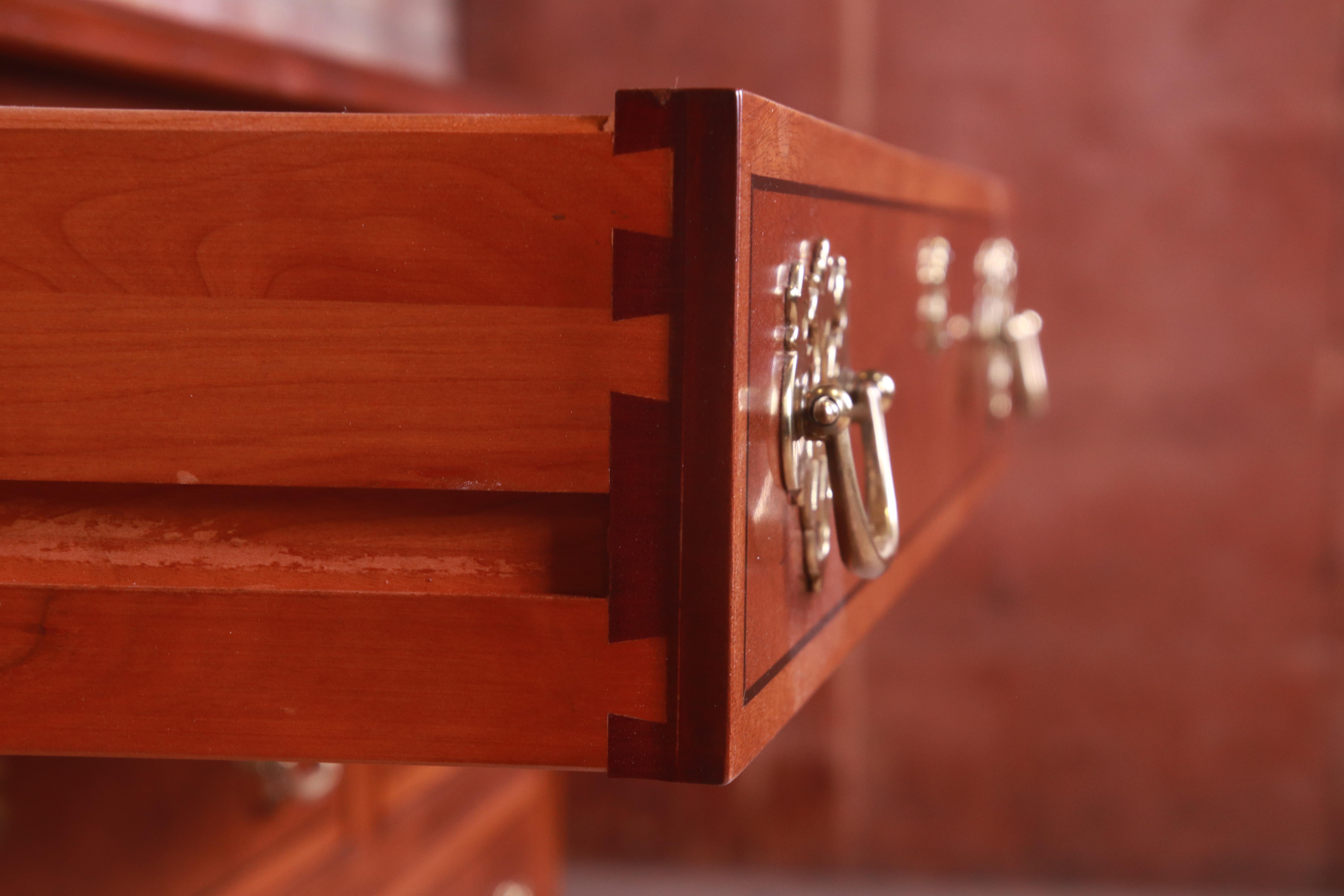 Stickley Chippendale Mahogany Ten-Drawer Dresser or Credenza, Newly Refinished 6