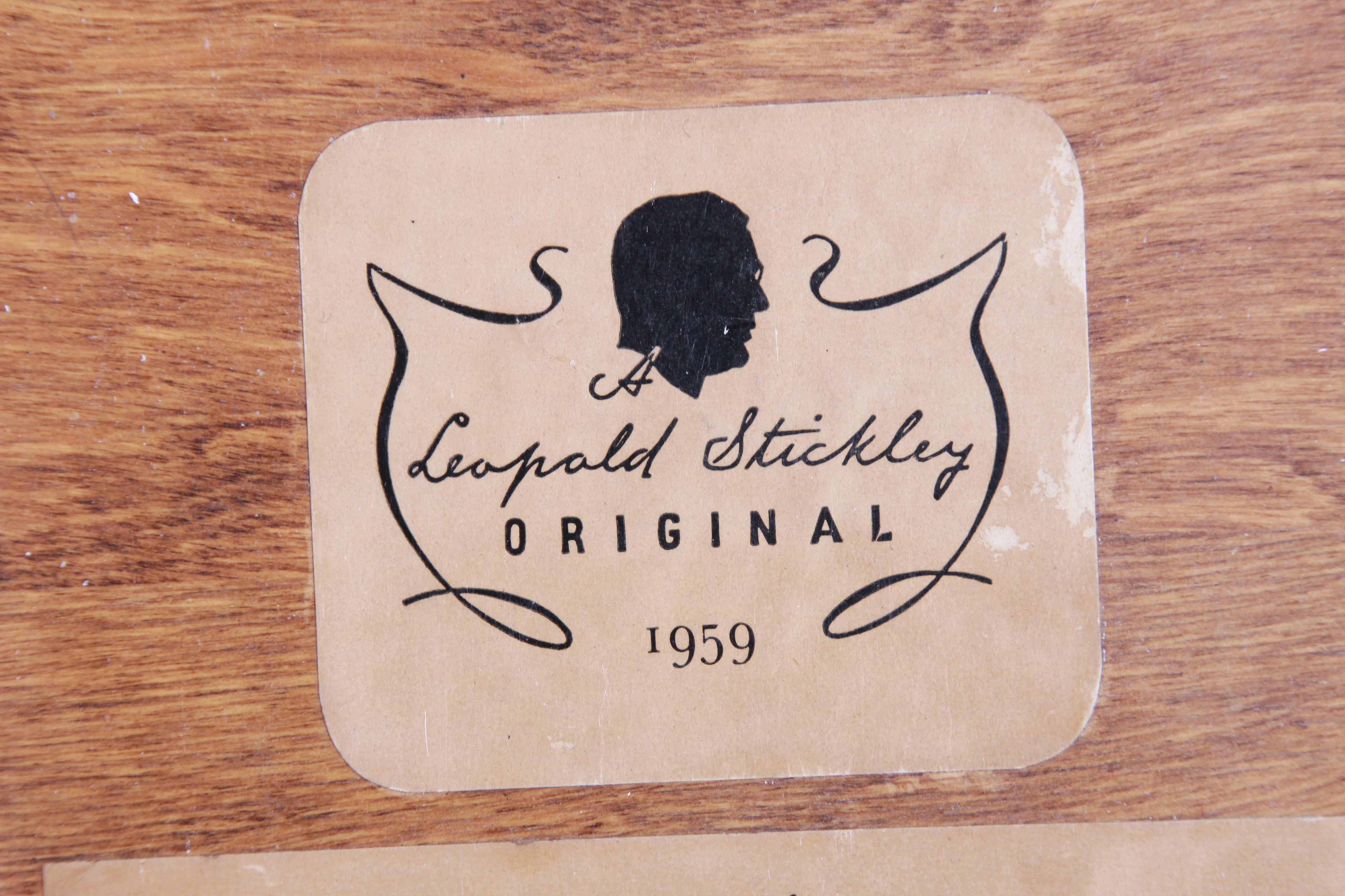 Stickley Chippendale Solid Cherry Highboy Dresser, 1959 2