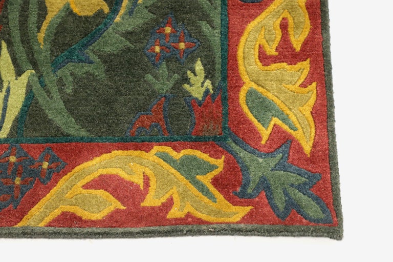 STICKLEY "English Garden" Nepalese HandKnotted Area Rug at 1stDibs