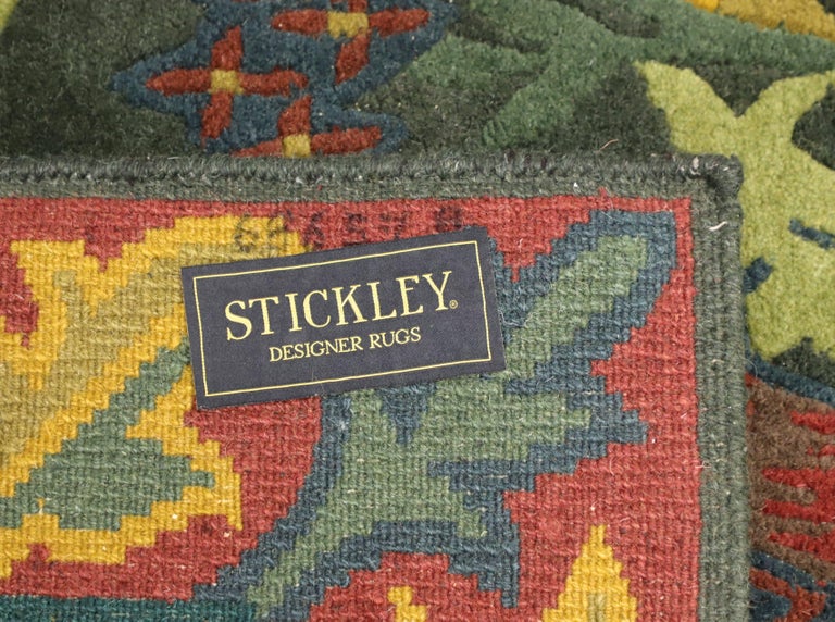 STICKLEY "English Garden" Nepalese HandKnotted Area Rug at 1stDibs
