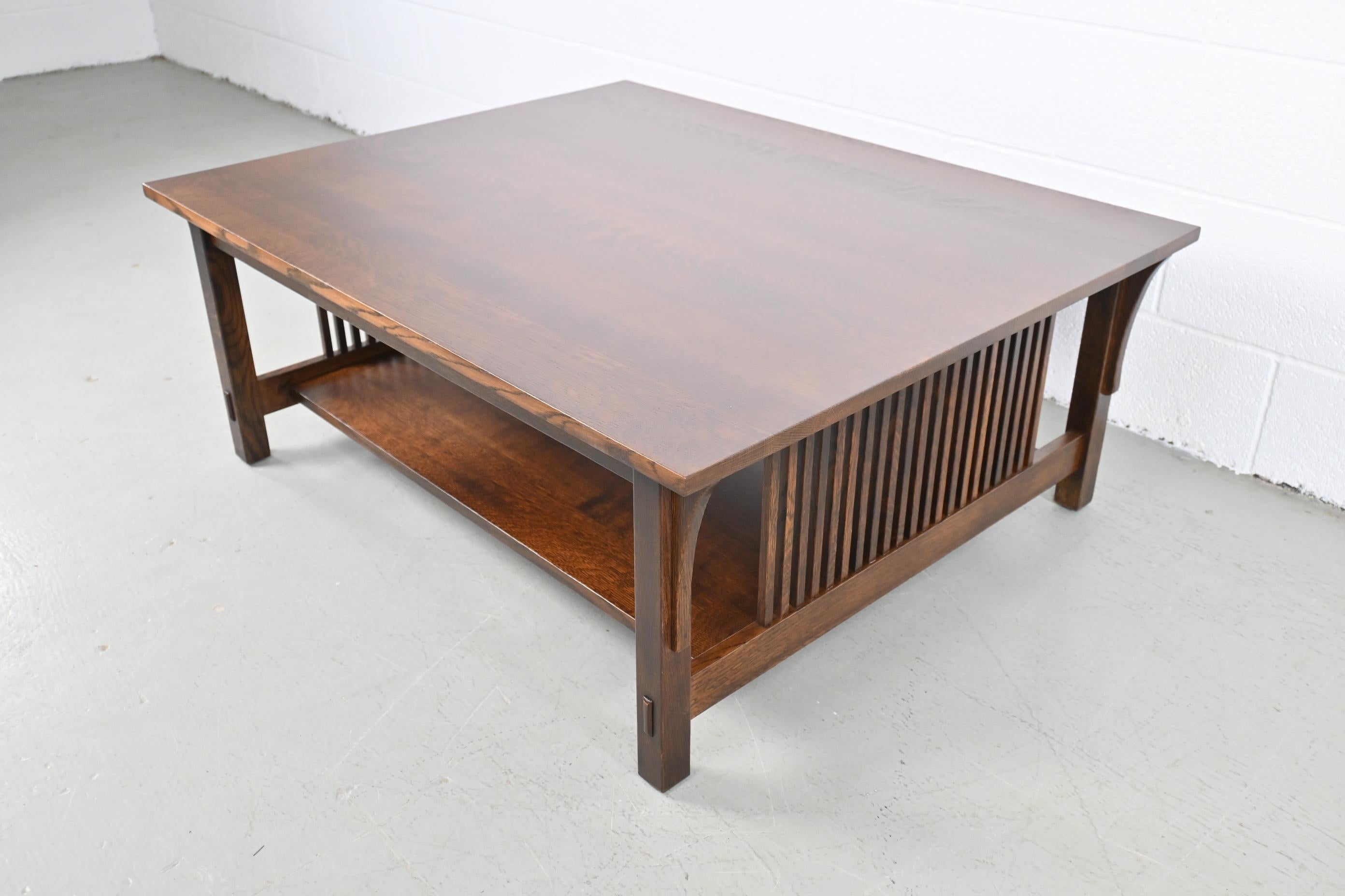 stickley coffee table
