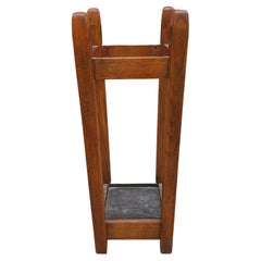 Used Stickley Furniture Oak Umbrella Stand