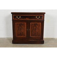 Stickley Georgian Flame Mahogany Flip Top Buffet Server or Bar Cabinet