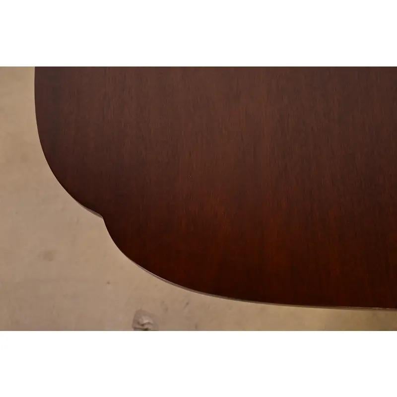 Stickley Georgian Mahogany Extension Dining Table, Newly Refinished For Sale 5