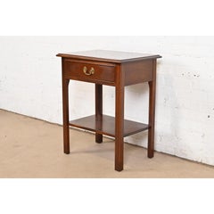Stickley Georgian Mahogany Nightstand or Occasional Side Table