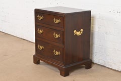 Stickley Georgian Solid Cherry Wood Nightstand or Bachelor Chest