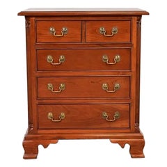 Comodino o cassapanca in legno massiccio di ciliegio Stickley Georgian