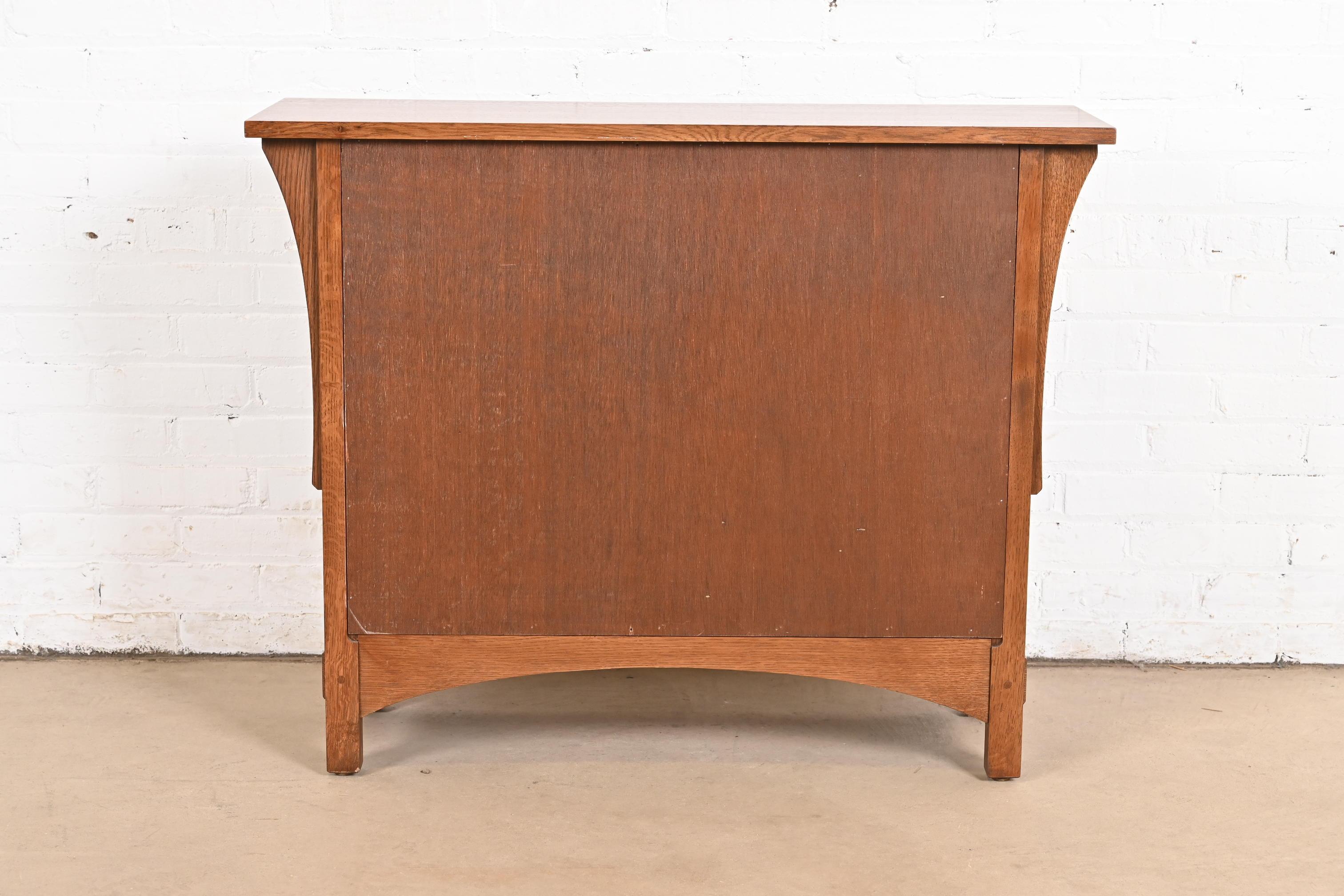 Stickley Harvey Ellis Collection Arts & Crafts Inlaid Oak Buffet Server 5