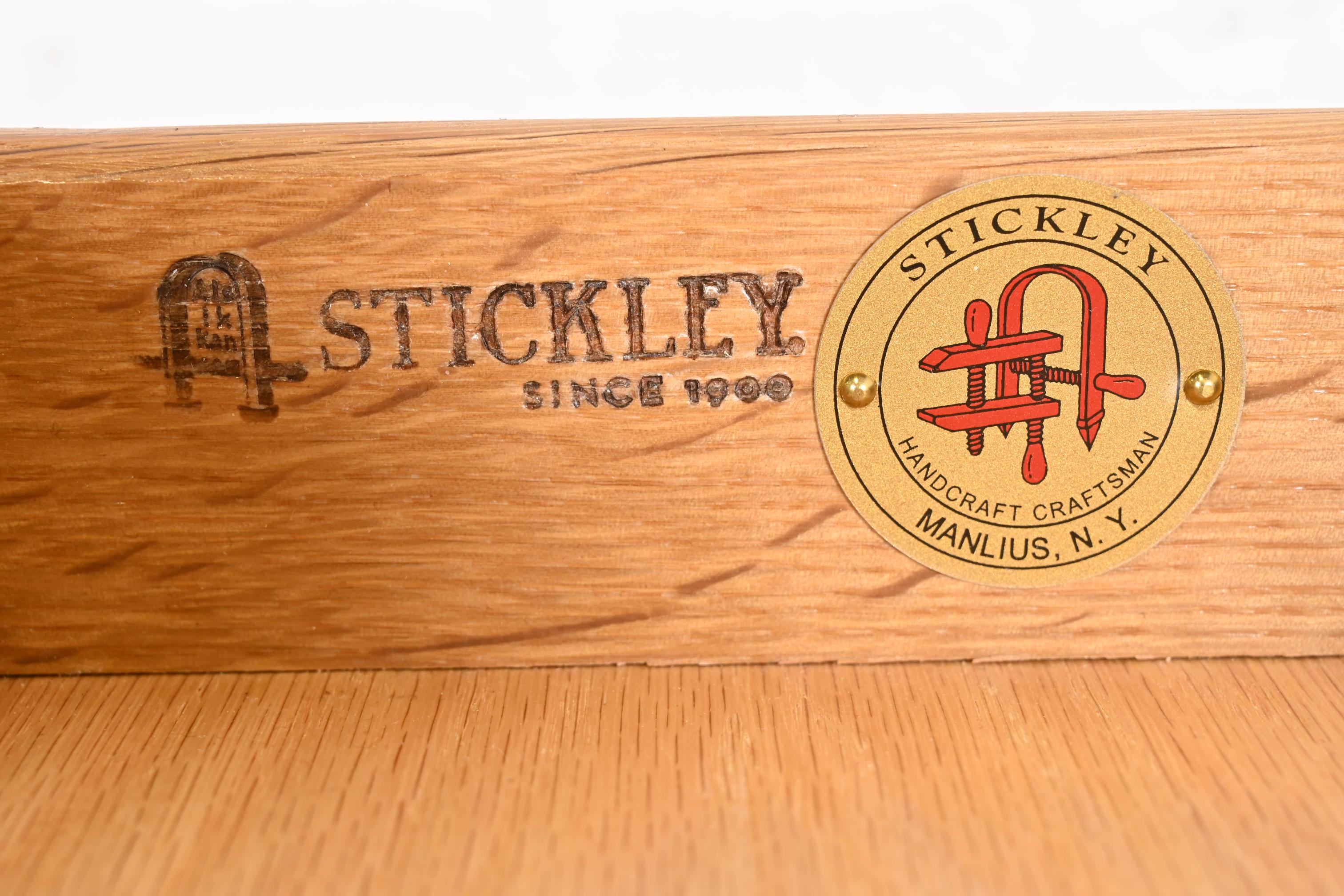 Stickley Harvey Ellis Collection Arts & Crafts Inlaid Oak Buffet Server 2