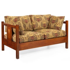 Stickley “Harvey Ellis Collection” Arts & Crafts Mission Oak Loveseat