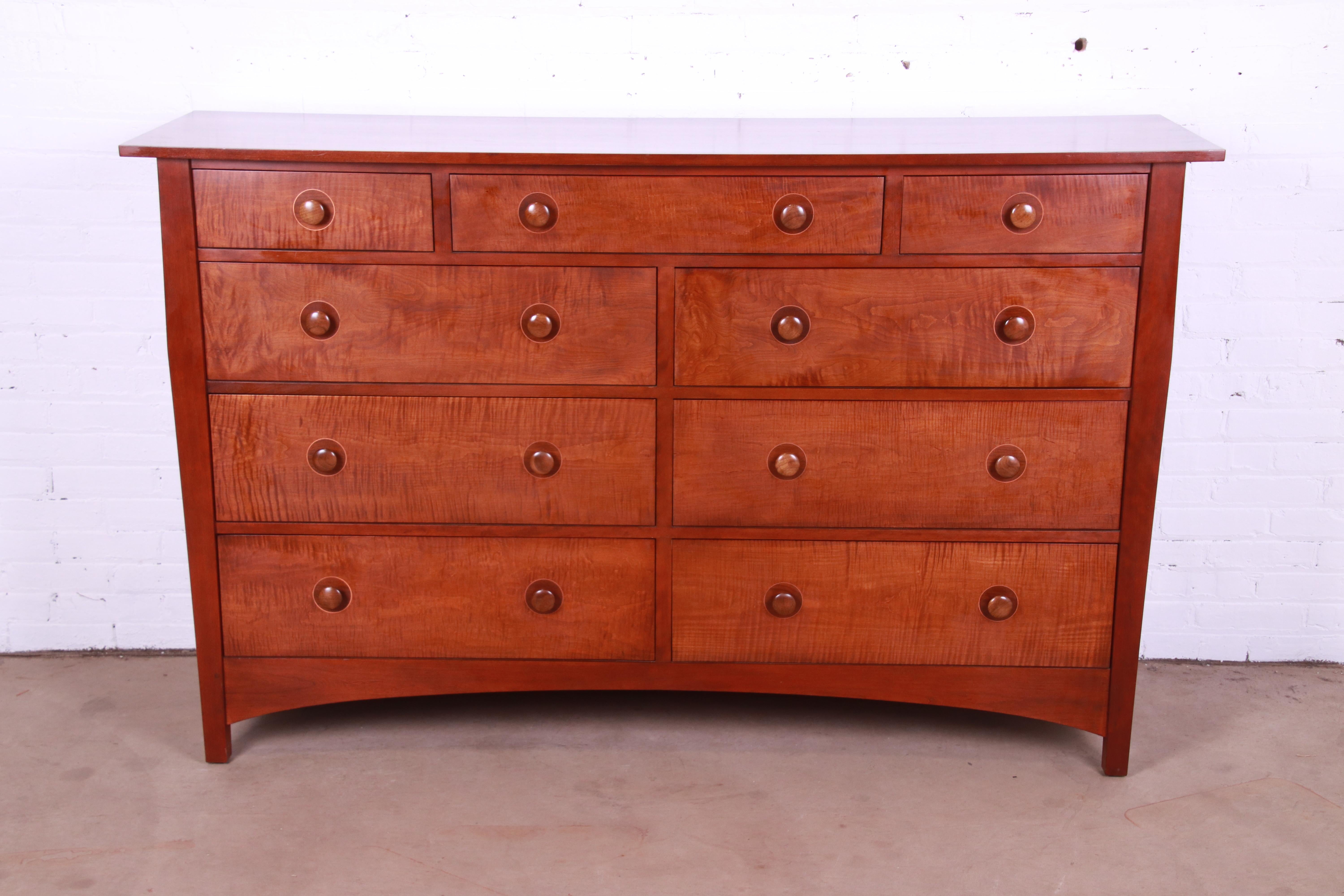 A gorgeous Mission or Arts & Crafts style nine-drawer dresser chest

By Stickley, 